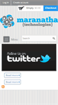 Mobile Screenshot of maranathatechnologies.com